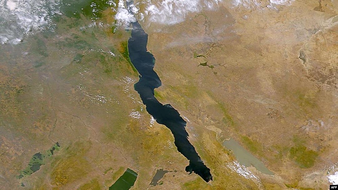 FILE - A NASA satellite file image shows Lake Tanganyika in East Africa. 