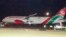 FILE — Kenya Airways Boeing 787 Dreamliner prepares to take off from Jomo Kenyatta International airport, in Nairobi, on October 28, 2018. 