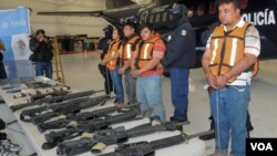 Se estima que el 90 por ciento de las armas que entran de contrabando a México tienen por origen EE.UU.