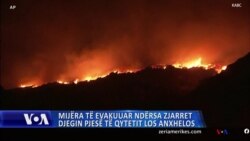 Zjarre masive në Los Anxhelos, mijëra të evakuuar dhe dëme