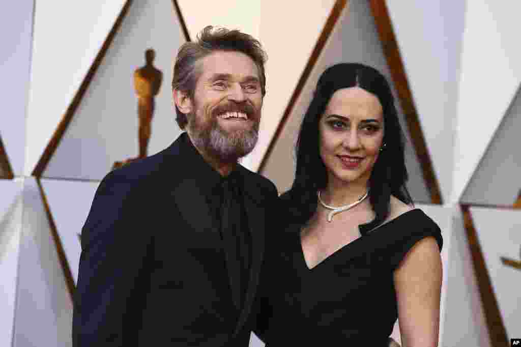 Willem Dafoe, left, and Giada Colagrande