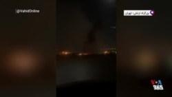 ویدیوی منتسب به انفجارهای بزرگ در سمت بزرگراه ارتش، تهران، بامداد پنجشنبه ۱۴ اسفند - منبع وحیدآنلاین