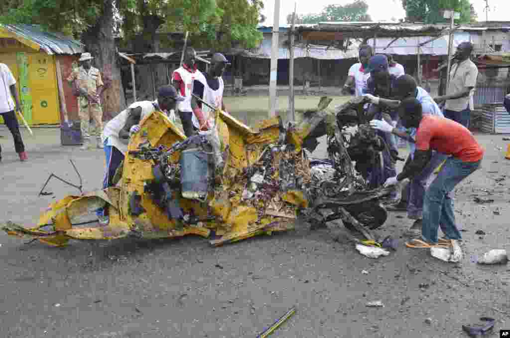 Harin Kunar Bakin Wake Yau Jumma&#39;a A Kusa Da Kasuwar Kwastam Ta Maiduguri