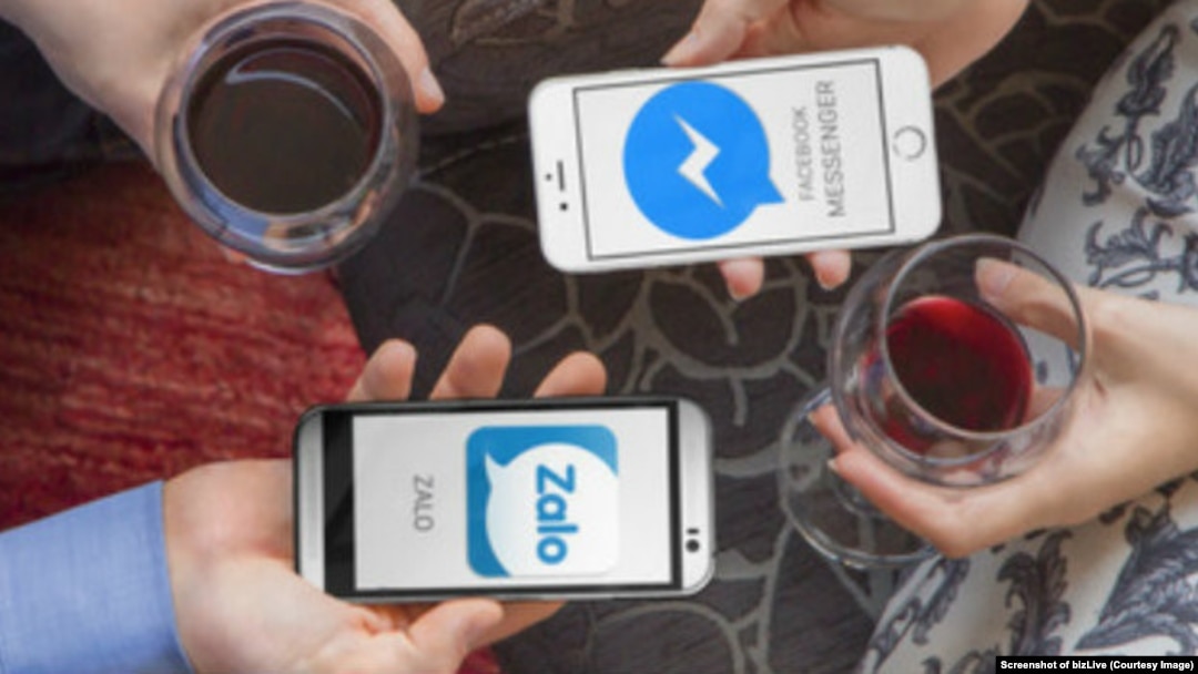 Ứng dụng Zalo 'made in Vietnam' đang cạnh tranh mạnh với Facebook ở Việt Nam. (ảnh chụp màn hình bizLive)