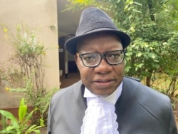 Tendai Biti, the vice president of the opposition Movement for Democratic Change Alliance on April 06, 2021 in Harare. (VOA/Columbus Mavhunga)