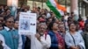 Protesters demand further investigation as they suspect more people were involved in the crime, after a court sentenced Sanjay Roy, a police volunteer, to life in prison in the rape and killing of trainee doctor last year, in Kolkata, India, Jan. 20, 2025.