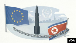 유럽연합(EU)이 4일 오스트리아 빈에서 열린 국제원자력기구(IAEA) 이사회에서 북한의 핵·미사일 활동과 대러시아 군사 협력을 강력히 규탄했다. (그래픽 이미지) 