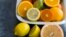 FILE - Citrus fruits in Concord, New Hampshire, pictures on October 11, 2011.
