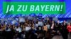 Münih'te Eylül başındaki Hristiyan Sosyal Birlik (CSU) Partisi toplantısında bir araya gelen parti başkanı Horst Seehofer and Bavyera eyaleti başbakanı Markus Soeder 