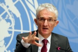FILE - Mark Lowcock, U.N. undersecretary-general for humanitarian affairs.