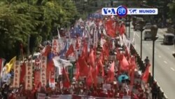 Manchetes Mundo 1 Maio: Manifestações em todo o mundo pelo 1 de Maio