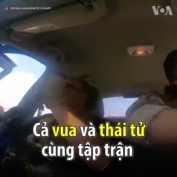 Cả vua và thái tử cùng tập trận