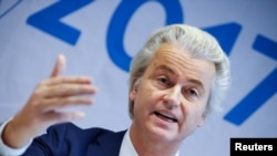 Pemimpin Partai Kebebasan Belanda, Geert Wilders di Koblenz, Jerman, 21 Januari 2017. (Foto: dok).