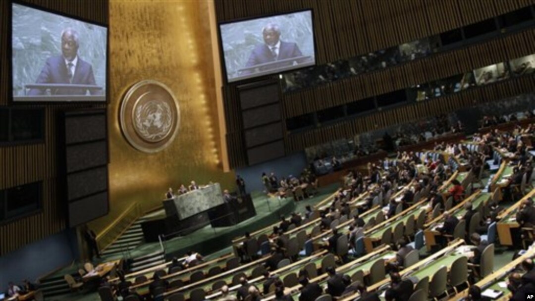 Sekretaris Jendral PBB Ban Ki-Moon mengatakan kepada wartawan, Suriah merupakan prioritas utama dalam pertemuan Majelis Umum tahun ini (foto: Dok).