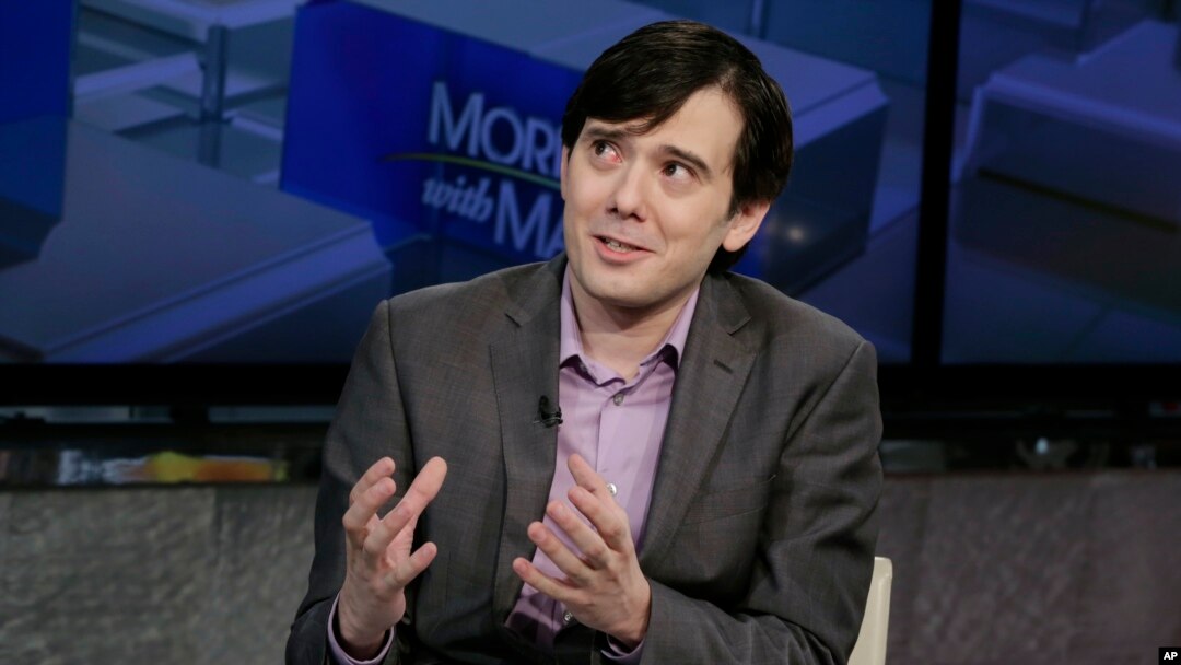 FILE - Martin Shkreli, former CEO of Turing Pharmaceuticals, speaks during an interview in New York, Aug. 15, 2017.