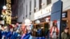 A cross with a picture of 18-year-old victim Ni’Kyra Cheyenne Dedeaux is seen at a memorial on Bourbon Street after it reopened to the public on January 2, 2025, in New Orleans, Louisiana, following an attack on January 1 which left 14 dead.