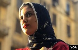 Weam Mostafa, 26, says she fears Egypt’s virus numbers will spike again because the country’s economy cannot handle more lockdowns, in Cairo, July 31, 2020. (Hamada Elrasam/VOA)