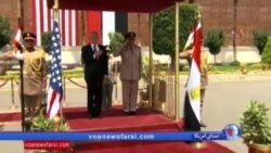 دیدار وزیر دفاع آمریکا با مقام های مصر قبل از سفر به اسرائیل
