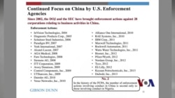 法律窗口：中国是美国海外反腐执法焦点