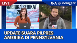 Laporan VOA untuk Metro TV: Update Penghitungan Suara Pilpres Amerika di Pennsylvania 