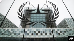 Gedung International Criminal Court (ICC) terlihat di Den Haag, Belanda, 7 November 2019. (Foto: AP)