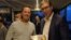 Specijalni izaslanik za dijalog Ričard Grenel i predsednik Srbije Aleksandar Vučić na večeri (izvor: Tviter @predsednikrs)
