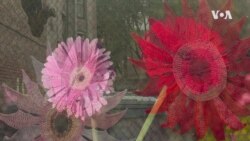 New York Textile Artist's Flowers Bring Joy to Spanish Harlem Residents