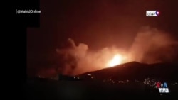 انفجارهای سمت کوه‌های گلاب‌دره در شمال تهران - اواخر جمعه ۱۴ فروردین