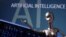 Kata Artificial Intelligence dalam sebuah ilustrasi, 4 Mei 2023. (Foto: REUTERS/Dado Ruvic)