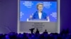 Ursula von der Leyen, Presiden Komisi Eropa, berpidato di Pertemuan Tahunan Forum Ekonomi Dunia di Davos, Swiss, Selasa, 21 Januari 2025. (Markus Schreiber/AP)