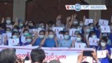 Manchetes mundo 5 Fevereiro: Mianmar - estudantes, trabalhadores de saúde e professores protestam contra militares