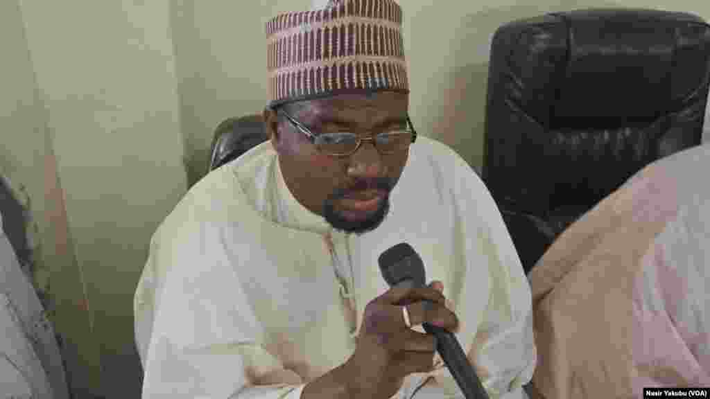 Dr. Attahiru Isah, Sokoto Medical Director Specialist Hospital, Sokoto stressing some points 14th August,2013.