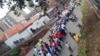 Members of the Seventh Day Adventist Church march for four hours in the crime-infested Johannesburg suburbs of Hilbrow, Berea and Yeoville, Sept. 6, 2015. (photo by Thuso Khumalo)