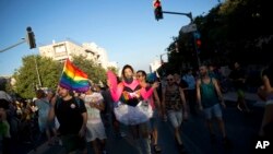 Warga LGBT melakukan parade "Pride" di kota Yerusalem (foto: ilustrasi). 