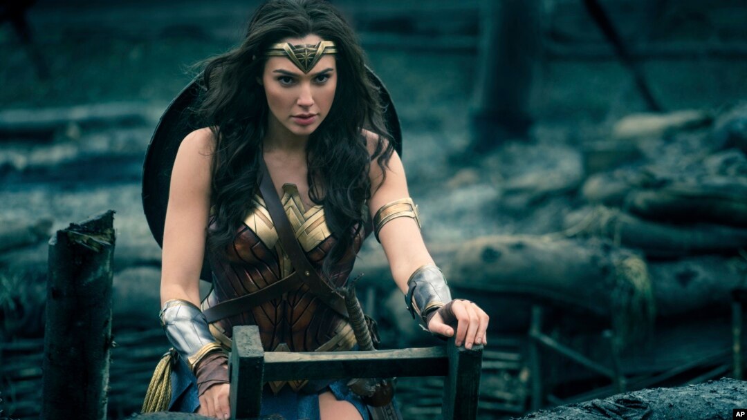 This image released by Warner Bros. Entertainment shows Gal Gadot in a scene from "Wonder Woman." The movie opens June 2 based on the DC Comics character.