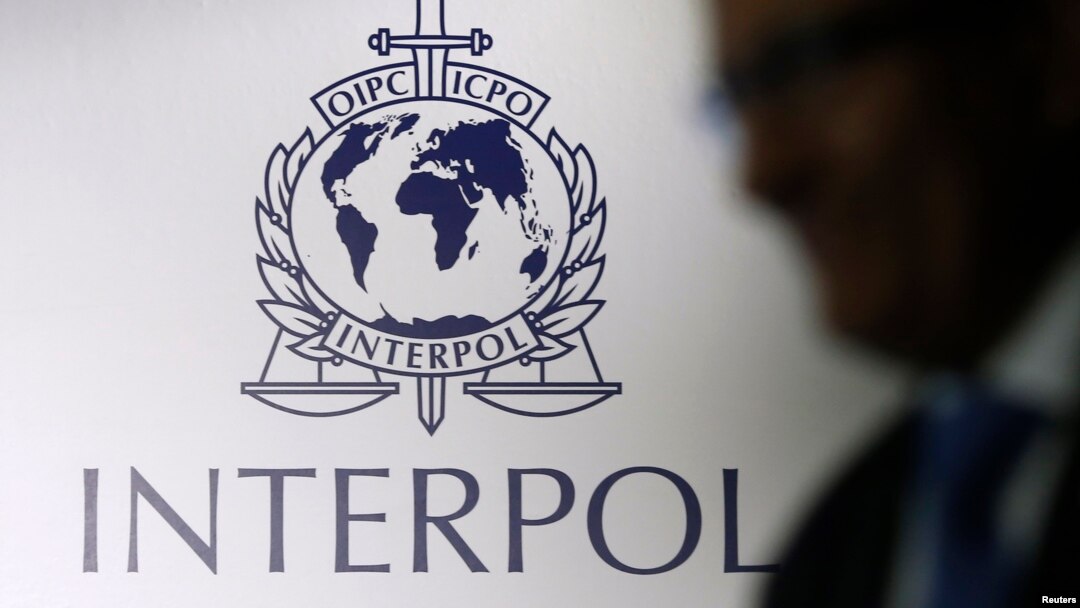 Biểu tượng của tổ chức Cảnh sát Hình sự Quốc tế, Interpol.