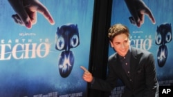 Teo Halm arrives at The Los Angeles Film Festival Earth to Echo Premiere at Regal Cinemas L.A. Live Stadium.