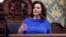 Michigan Gov. Gretchen Whitmer delivers her State of the State address to a joint session of the House and Senate, Feb. 12, 2019, at the state Capitol in Lansing, Michigan.