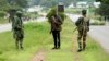 FILE: Soldiers patrol the streets as protestors gather during a demonstration over the hike in fuel prices in Harare, Zimbabwe, Tuesday, Jan. 15, 2019. 