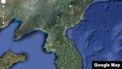 Google interactive map of North Korea