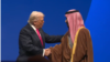 دونالد ترامپ، رئیس‌جمهوری ایالات متحده، و محمد بن سلمان، ولیعهد پادشاهی عربستان سعودی
