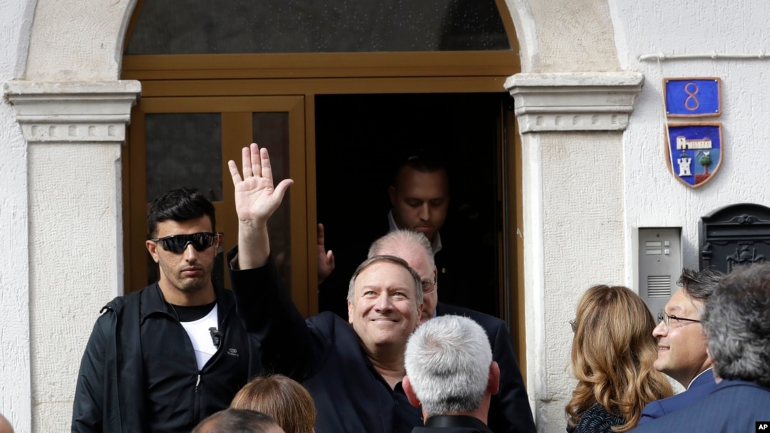 Američki državni sekretar Majk Pompeo tokom posete Italiji, 3. oktobar 2019.