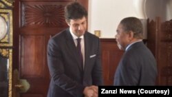 Jean Boustany mfanyabiashara wa Lebanon akutana na Rais Ali Mohameds Shein wa Zanzibar