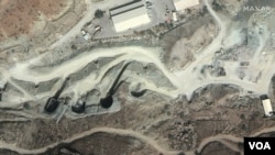 تصویر ماهواره‌ای از پایگاه موشکی خورگو که فاکس نیوز به نقل از مکسر تکنولوجیز منتشر کرده است