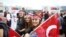 FILE - Supporters of Turkish President Recep Tayyip Erdogan gather before a pre-election rally in Sarajevo, Bosnia and Herzegovina, May 20, 2018. 