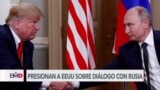 Ucrania y Europa presionan a EEUU sobre negociaciones de paz con Rusia