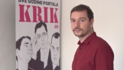 Stevan Dojcinovic, editor-in-chief at KRIK, is seen in this undated photo. (VOA)