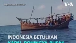 Indonesia Akan Betulkan, Lalu Putar Balik Kapal Rohingya yang Rusak