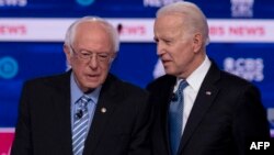 Bernie Sanders dhe Joe Biden
