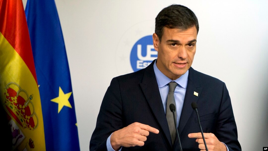 El presidente del gobierno español Pedro Sánchez, en Bruselas, el 25 de noviembre de 2018.